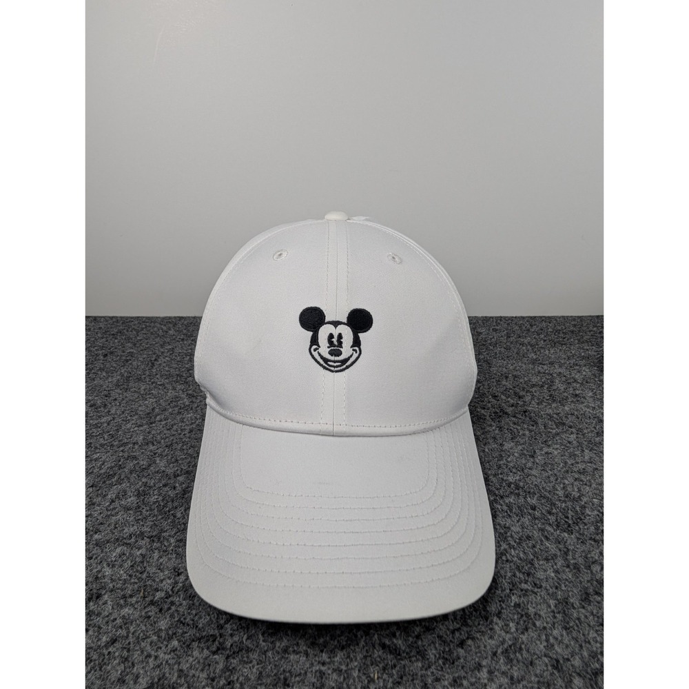 Disney Mickey Mouse Hat Cap Strap Back White Dri-FIT Nike Legacy91 One Size Mens
